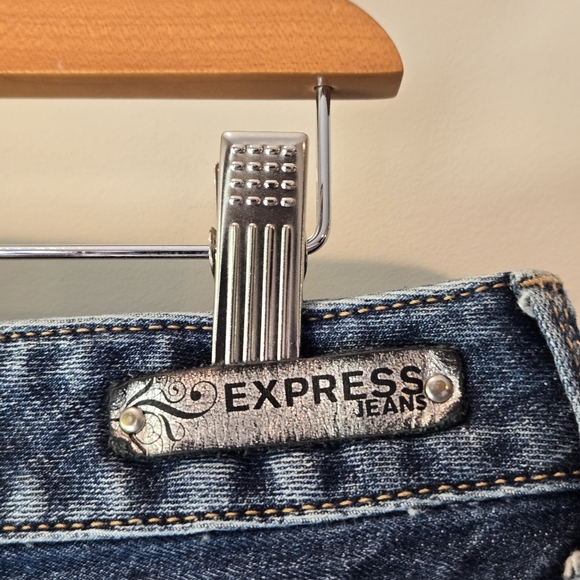Express Women's Vintage Bootcut Jeans Size 8 Regular - Picture 4 of 8